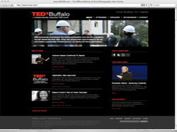 TEDxBuffalo website screenshot